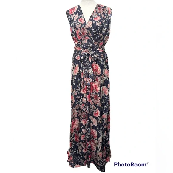 chinese dress ladies SILK MAXI DRESS ELLE, hand made - MOMO NEW YORK